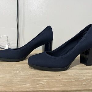 Anne Klein Classic Navy Heels